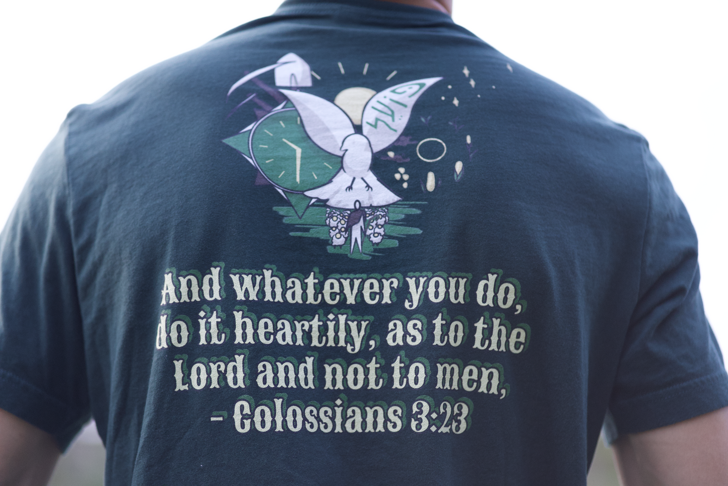 Godz Boiz Avodah Colossians 3:23 T-shirt